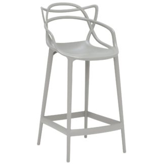 An Image of Kartell Masters Counter Stool, Grey