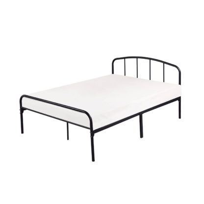 An Image of Milton Double Bed Frame - Black