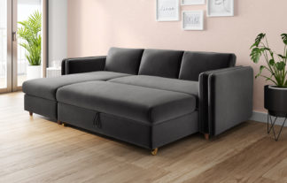 An Image of M&S Loft Jayden Chaise Storage Sofa Bed (Left-hand)