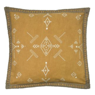 An Image of Boho Mustard Cushion