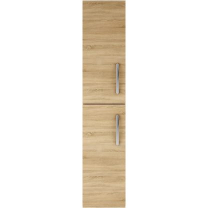 An Image of Balterley Rio 300mm Tall Unit 1 Door - Natural Oak