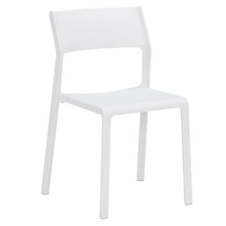 An Image of Calisto Garden Dining Chair, Bianco