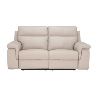 An Image of Fulton 2 Seater Leather Recliner Sofa