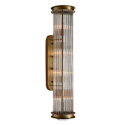 An Image of Timothy Oulton Newton Small Wall Sconce, Plated Bronze