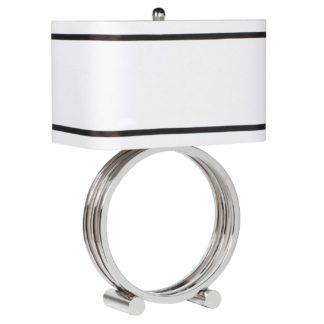 An Image of Silver Ring Table Lamp