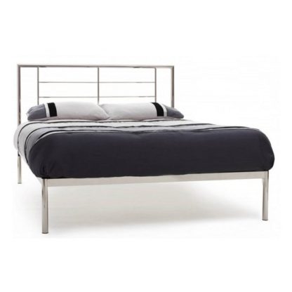 07940fbf2da50779ea62da1f219a009d7a8f4a32fda10a155c768afc5e8fe8af.jpg An Image of Zeus Metal Small Double Bed In Nickel
