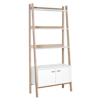 An Image of Habitat Jerry 3 Shelf Storage Bookcase - White