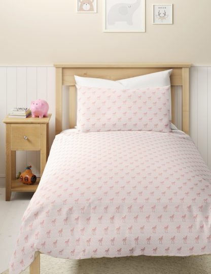 An Image of M&S Cotton Mix Unicorn Bedding Set