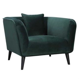 An Image of Purcell Chair, Emerald Velvet