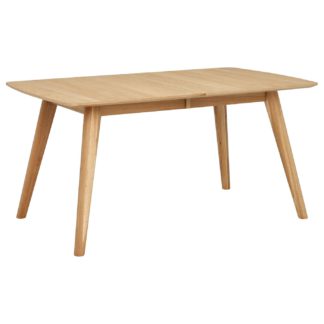 An Image of Lund Extending Dining Table, with 1 leaf