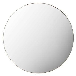 An Image of Round Mirror, Gold