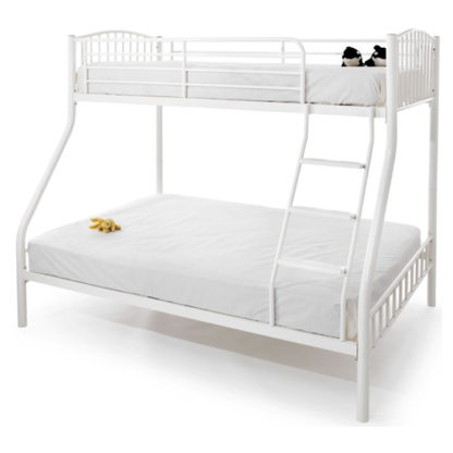 0d4d636e20a73728dc417ed5408c212e782853dd3247fe1b4fa97a3c00ceaa80.jpg An Image of Oslo Metal Double Bunk Bed In White