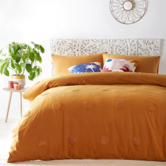 An Image of Tufted Spots Embroidered Single Duvet Set