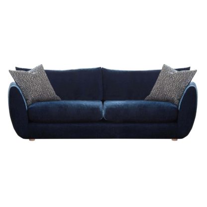 An Image of Big Blue Large Sofa