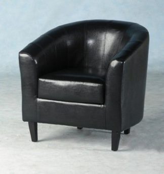 An Image of Tempo Tub Chair in Black