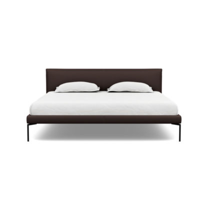 An Image of Heal's Matera Bedstead Super King Leather Hide Oanna 7183