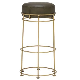 An Image of Nola Barstool, Light Olive Matt