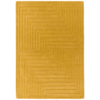 An Image of Form Rug, Ochre