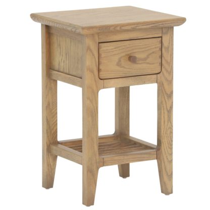 An Image of Runswick Bedside Table, Oak