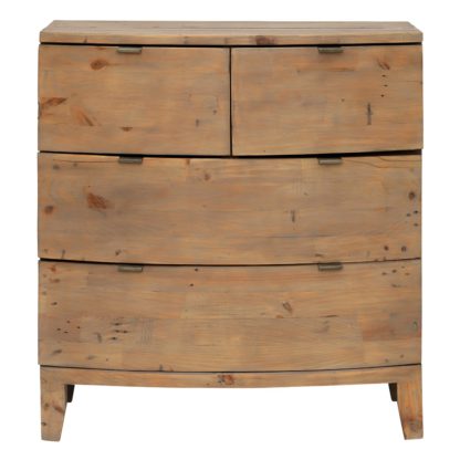 An Image of Rye Reclaimed Wood 4 Drawer Chest