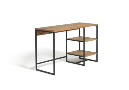 An Image of Habitat Nomad Open Storage Desk - Oak