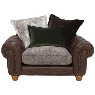 An Image of Melville Pillow Back Snuggle Chair, Stock