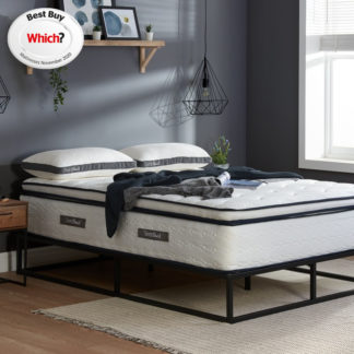 An Image of SleepSoul Space 2000 Pocket Spring Pillowtop Mattress - 5ft King Size (150 x 200 cm)