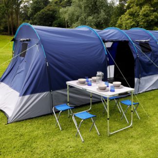 An Image of Odyssey 4 Seater Folding Picnic Set White