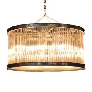 An Image of Timothy Oulton Rod Medium Chandelier, Natural