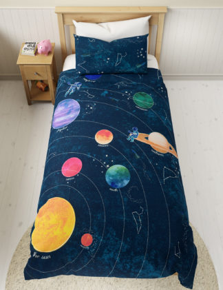 An Image of M&S Pure Cotton Space Bedding Set
