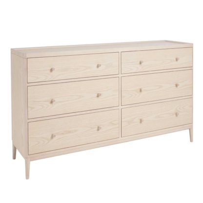 258e12bf2c8f13f64403a85c457b0592b2d6235be14b81dd373c1a04632c7ba8.jpg An Image of Ercol Salina 6 Drawer Wide Chest
