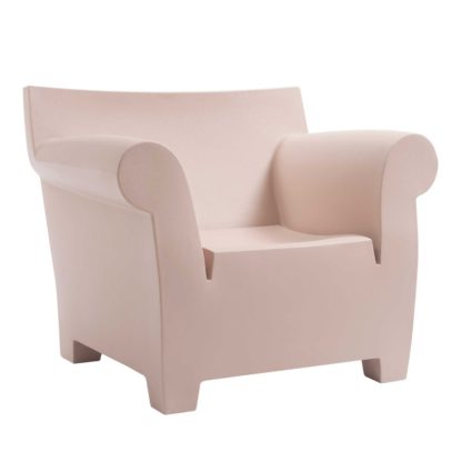 An Image of Kartell Bubble Armchair, Zinc White