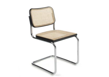 An Image of Knoll Cesca Side Chair New Edition Light Beech