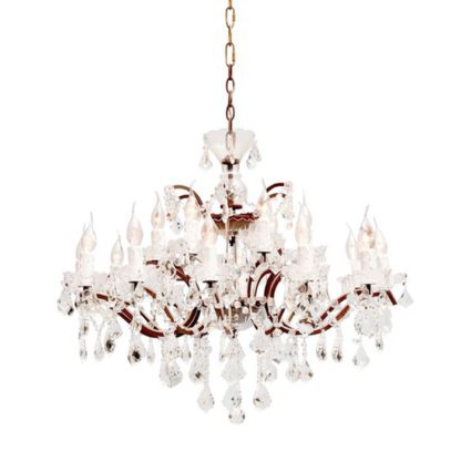 An Image of Timothy Oulton Crystal Medium Chandelier, Crystal