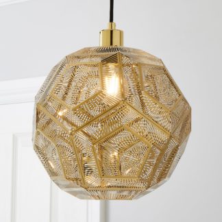 An Image of Dodeca Pendant Fitting Gold