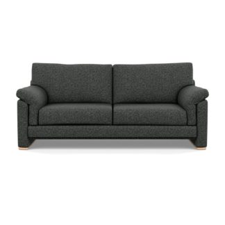 An Image of Heal's Paris 3 Seater Sofa Brecon Charcoal Natural Feet