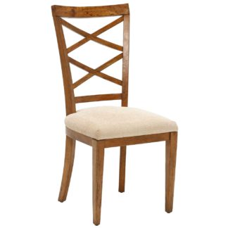 An Image of New Frontier Beidermeier Mango Wood Dining Chair