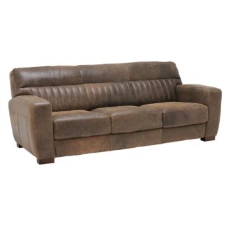 An Image of New Missano 3 Seater Leather Sofa