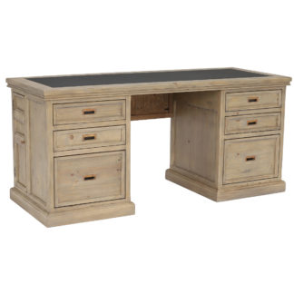 An Image of Verberie Reclaimed Wood Office Desk