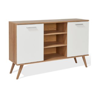 An Image of Carlos 2 Door Sideboard - Natural Natural