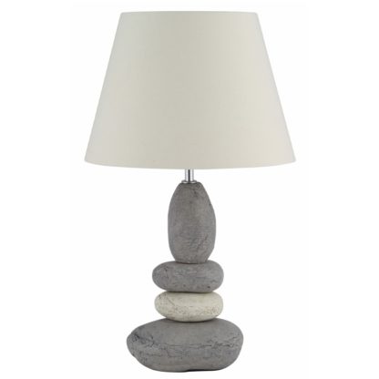 An Image of Pebble Table Lamp, Grey