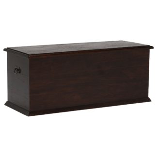 An Image of Sumatra Blanket Box, Dark Wood