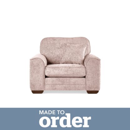 2dd1a0dd843d739e0322c18fee5699bc300c679d7964bd5bce473f810249561f-1.jpg An Image of Morello Armchair Luxury Chenille Premium Chenille Rosewood