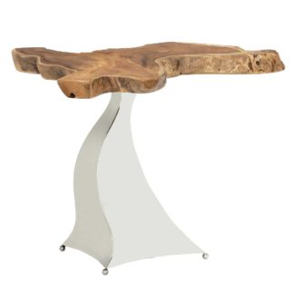An Image of Caspian Promesse Solid Wood Side Table