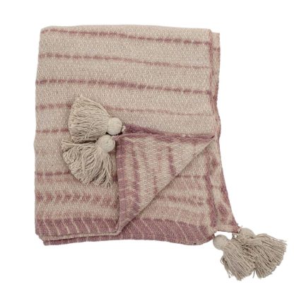 An Image of Textured Throw, Blush