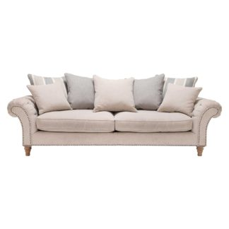 An Image of Craven Extra Large Sofa With Studs