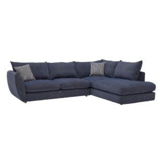 An Image of Big Blue Small Left Hand Facing Corner Sofa