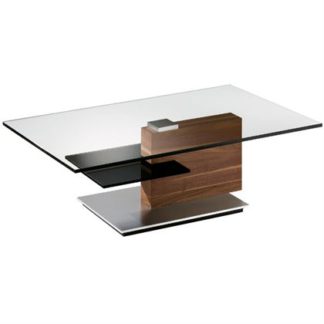 An Image of V Plus Walnut Coffee Table