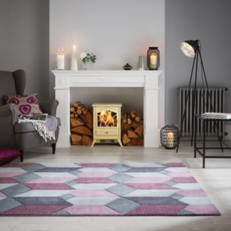 An Image of Infinite Scope Rug Purple