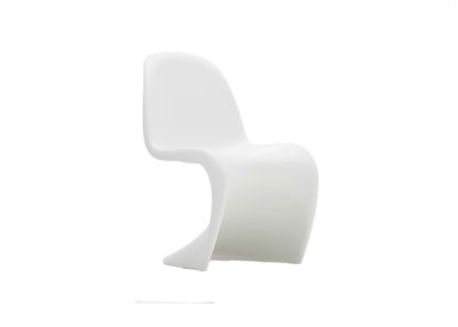 An Image of Vitra Panton Junior Chair In Light Pink